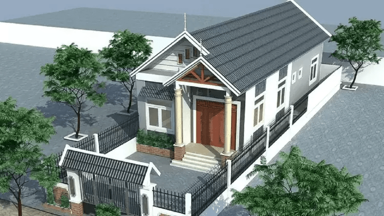 Lựa chọn thời điểm xây dựng hợp lý cho nhà cấp 4 nông thôn đơn giản giúp bạn tiết kiệm được chi phí và đảm bảo tiến độ thi công