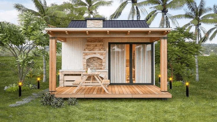 Mẫu nhà lắp ghép tối giản hướng đến sự gọn gàng, tinh tế và công năng tối ưu, phù hợp với lối sống hiện đại và tiết kiệm chi phí 
